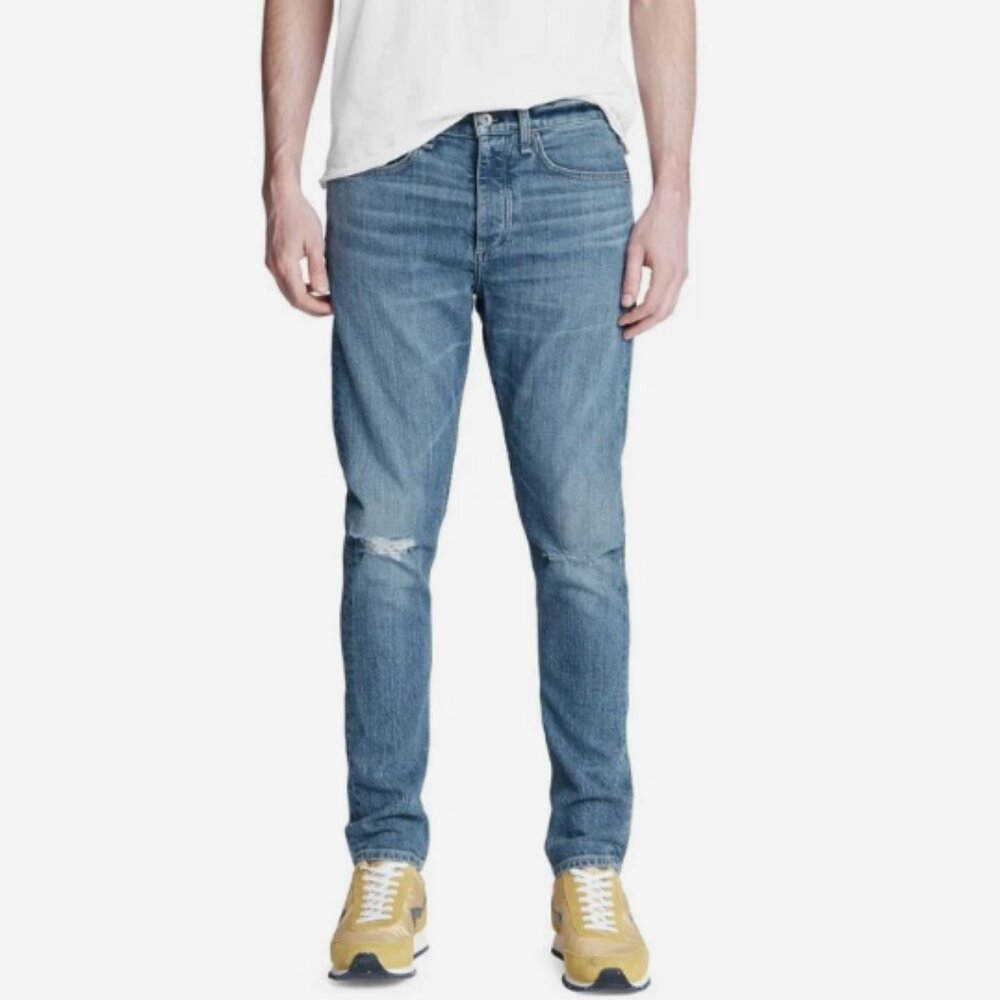 NWT rag & bone Fit 1 Authentic Stretch Skinny Jeans Townsend Hole Size 30x32